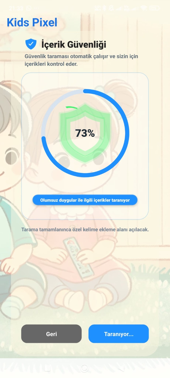 Güvenlik Tarama Sonucu