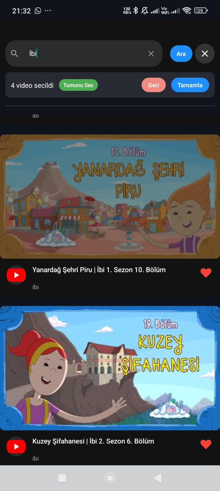 Filtreli Video Akışı