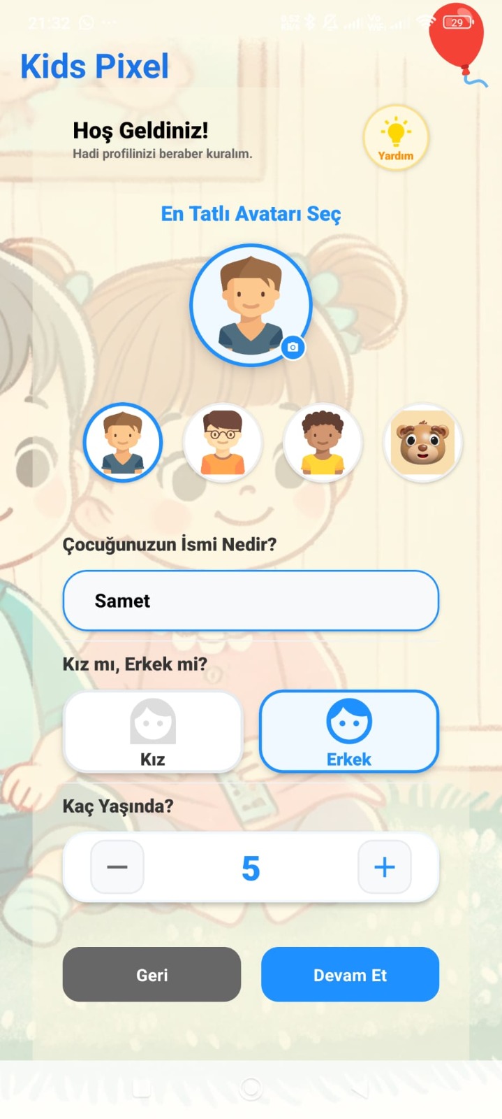 Profil Düzenleme