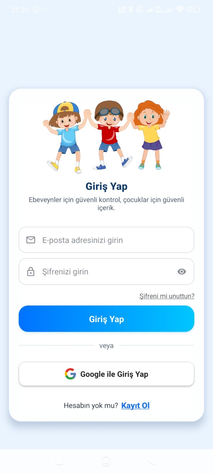 Giriş Ekranı