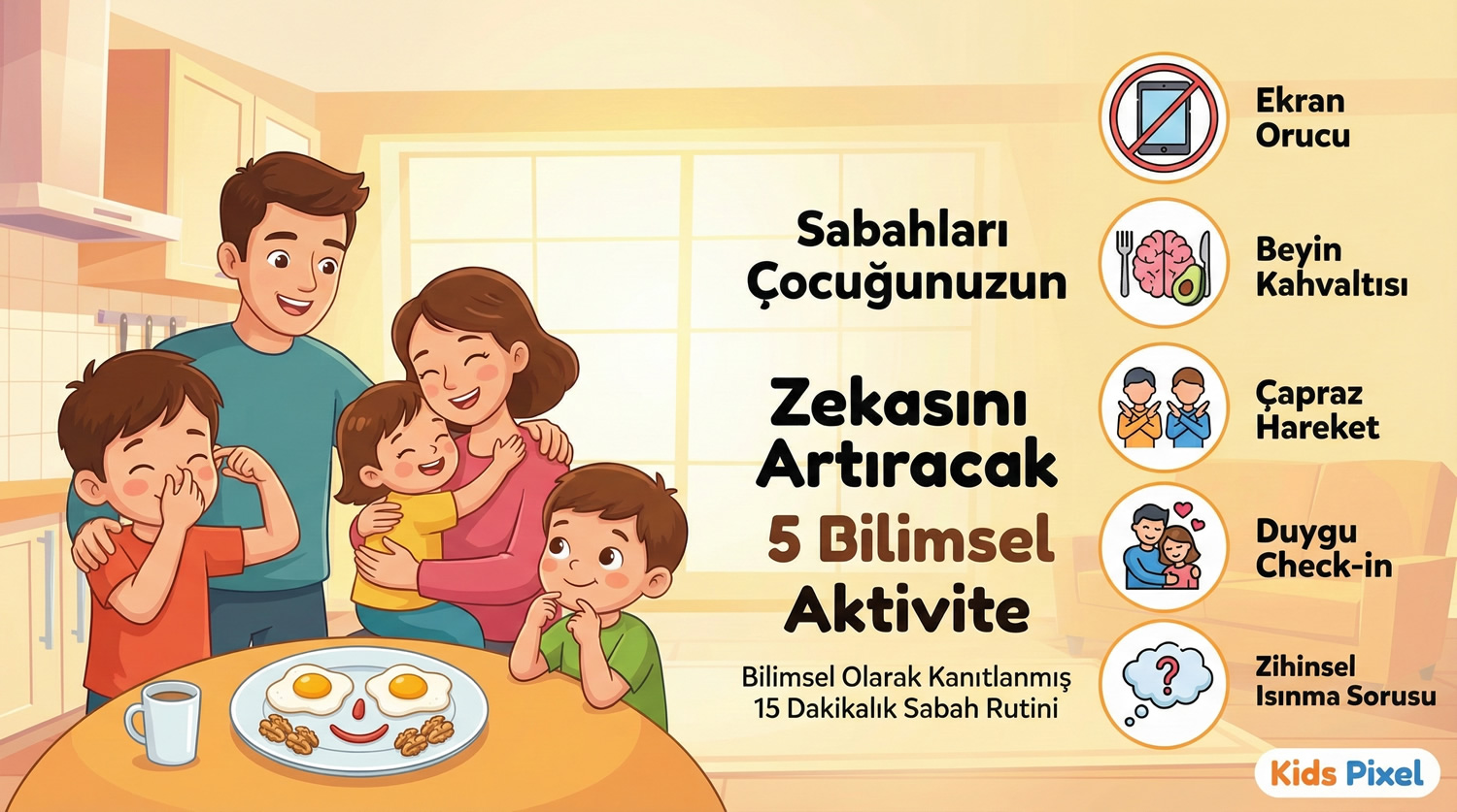 Sabahları Çocuşunuzun Zekasını Artıracak 5 Bilimsel Aktivite